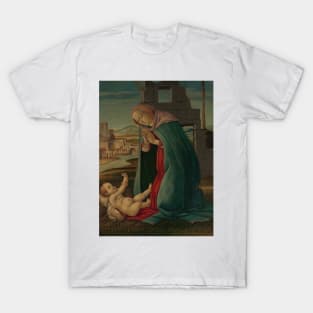 The Nativity by Workshop of Botticelli. T-Shirt